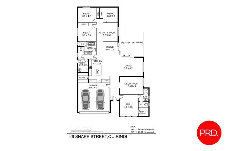 Floorplan of Homely house listing, 26 Snape Street, Quirindi NSW 2343