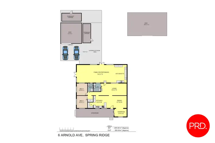 Floorplan of Homely house listing, 6 Arnold Avenue, Spring Ridge NSW 2343