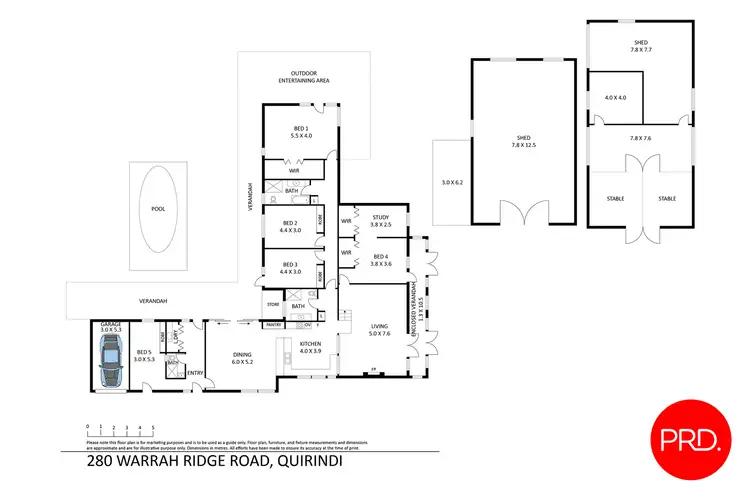 Floorplan of Homely house listing, 280 Warrah Ridge Road, Quirindi NSW 2343