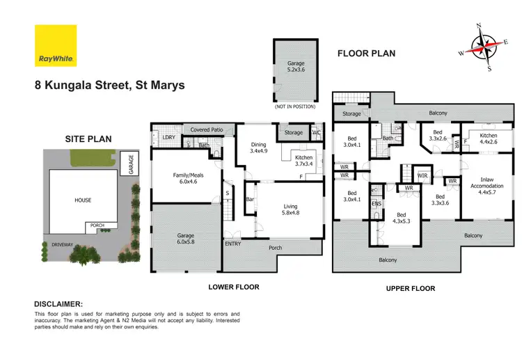 Floorplan of Homely house listing, 8 Kungala Street, St Marys NSW 2760