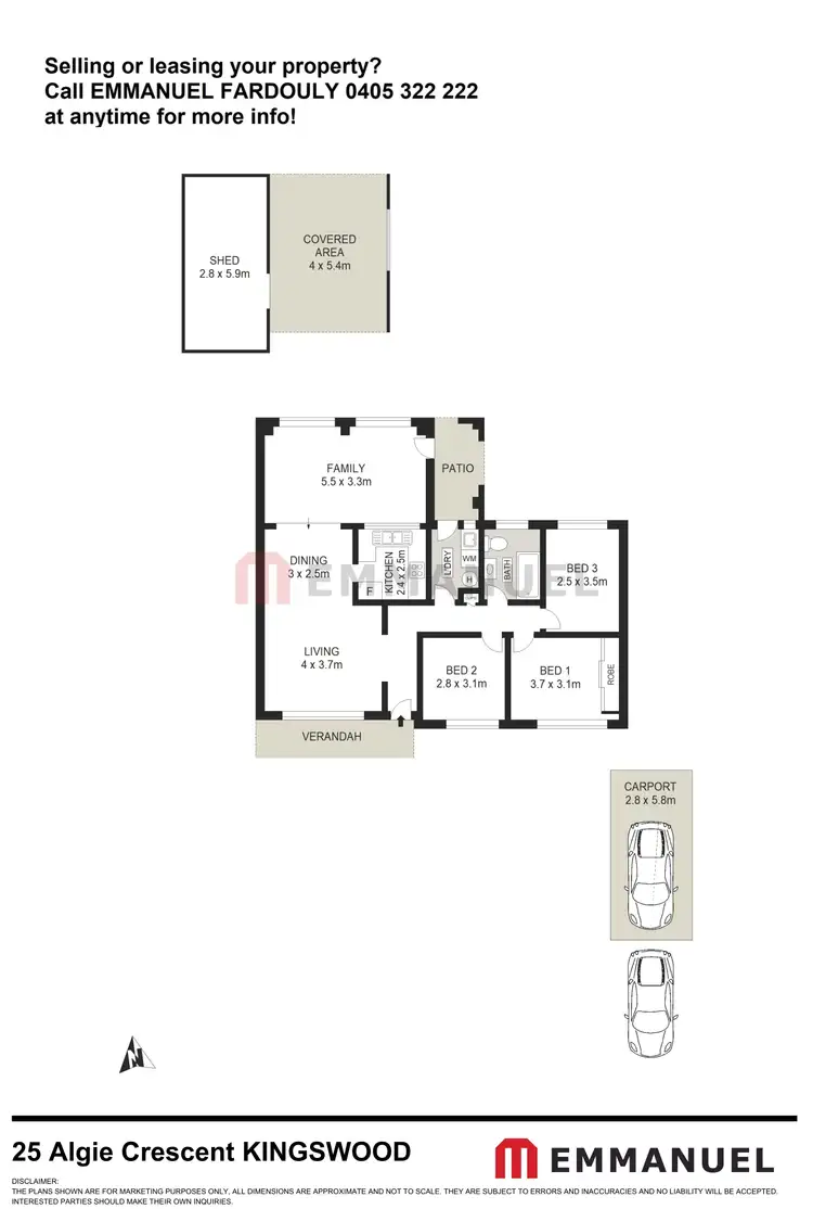 Floorplan of Homely house listing, 25 Algie Crescent, Kingswood NSW 2747