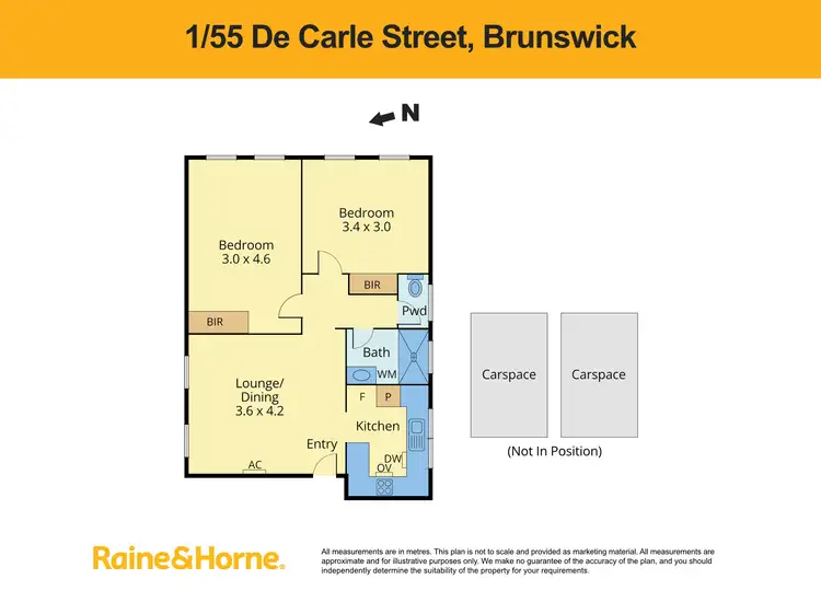 Floorplan of Homely apartment listing, 1/55 De Carle Street, Brunswick VIC 3056