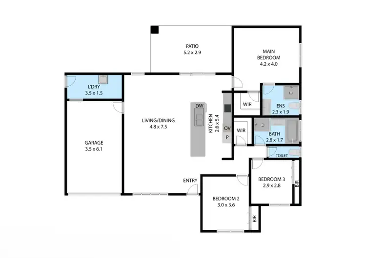 Floorplan of Homely house listing, 44 O'Donnell Street, Oonoonba QLD 4811