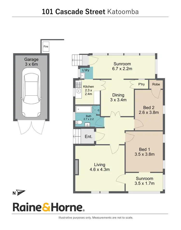 Floorplan of Homely house listing, 101 Cascade Street, Katoomba NSW 2780