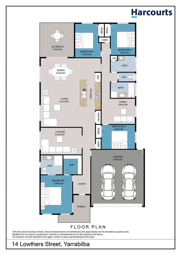 Floorplan of Homely house listing, 14 Lowthers Street, Yarrabilba QLD 4207
