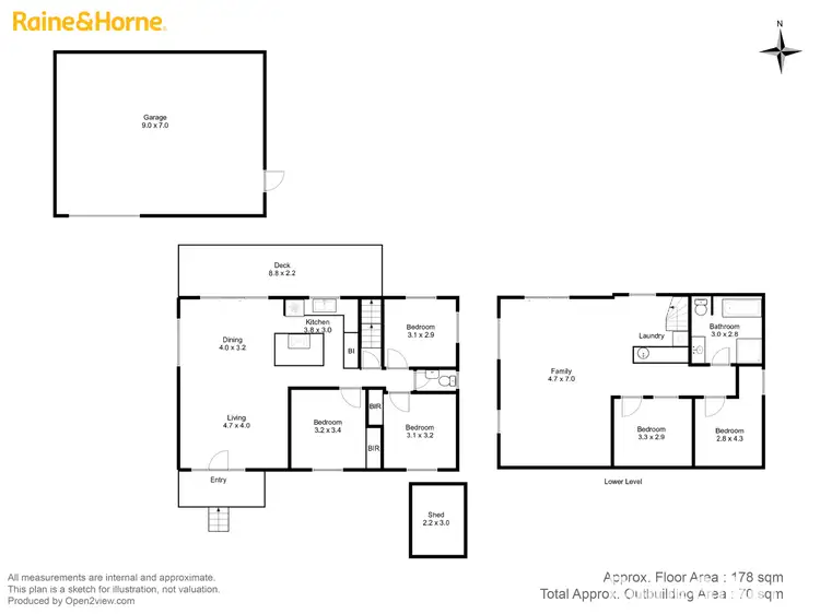 Floorplan of Homely house listing, 7 Fourth Avenue, Dodges Ferry TAS 7173