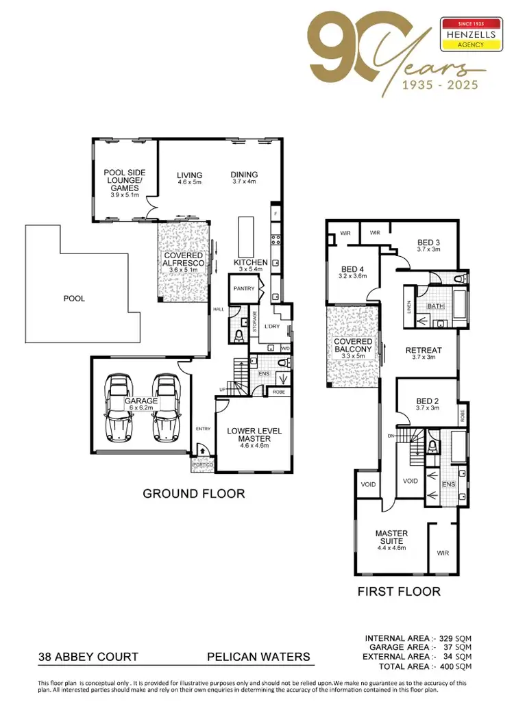 Floorplan of Homely house listing, 38 Abbey Court, Pelican Waters QLD 4551