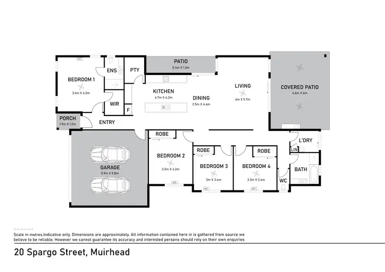Floorplan of Homely house listing, 20 Spargo Street, Muirhead NT 810