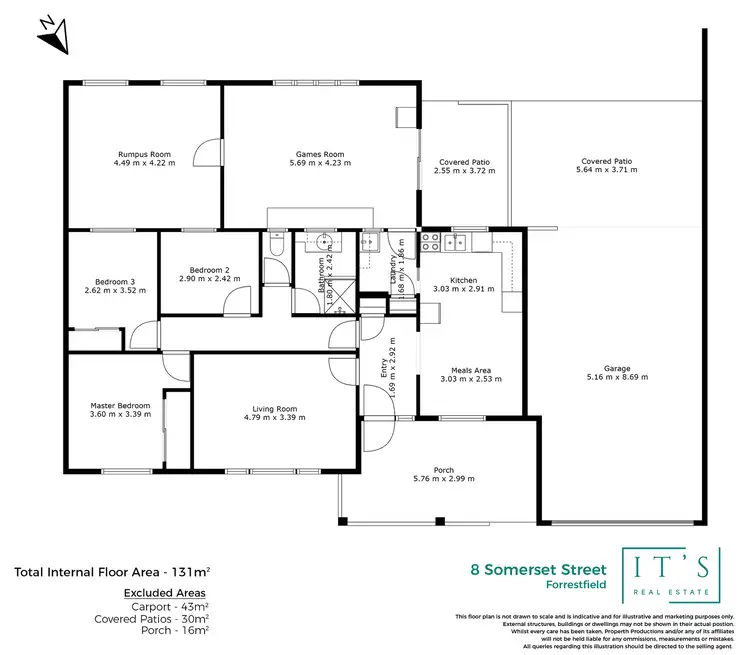 Floorplan of Homely house listing, 8 Somerset Street, Forrestfield WA 6058