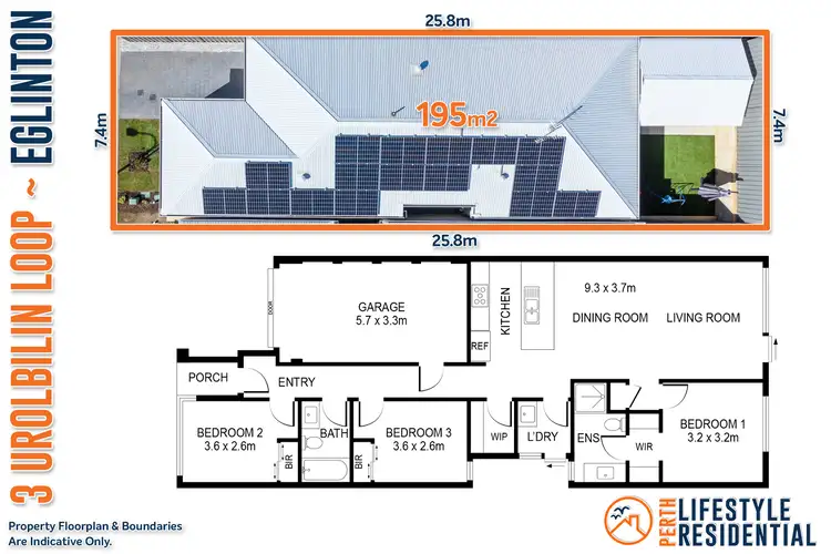 Floorplan of Homely house listing, 3 Urobilin Loop, Eglinton WA 6034