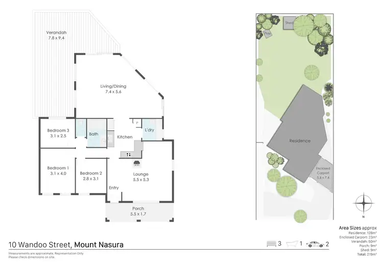 Floorplan of Homely house listing, 10 Wandoo Street, Mount Nasura WA 6112