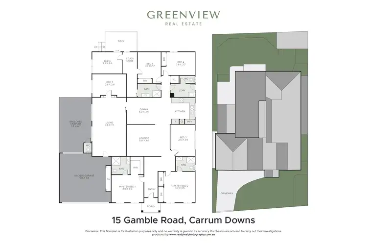 Floorplan of Homely house listing, 15 Gamble Road, Carrum Downs VIC 3201