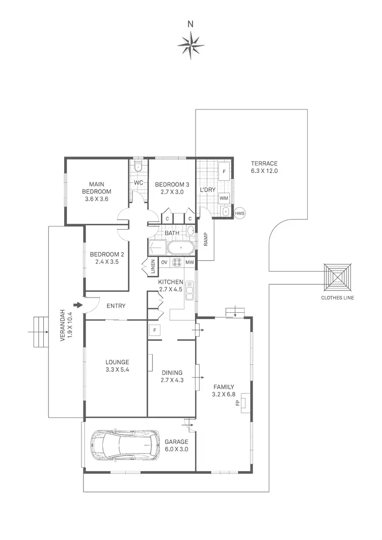 Floorplan of Homely house listing, 158 Henry Street, Werris Creek NSW 2341
