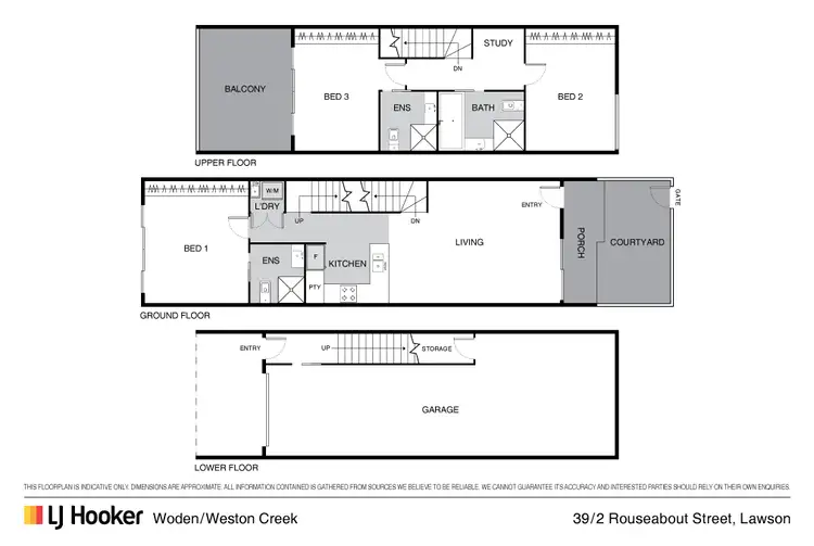 Floorplan of Homely townhouse listing, 39/2 Rouseabout Street, Lawson ACT 2617