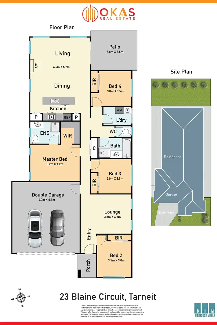 Floorplan of Homely house listing, 23 Blaine Circuit, Tarneit VIC 3029