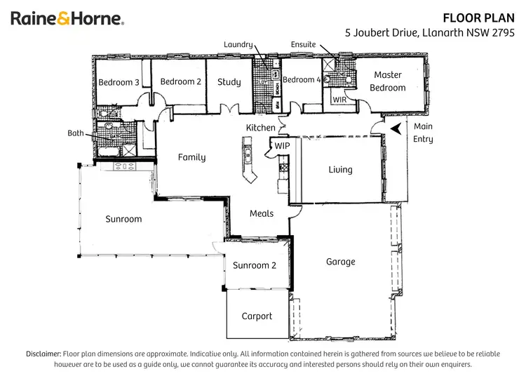 Floorplan of Homely house listing, 5 Joubert Drive, Llanarth NSW 2795