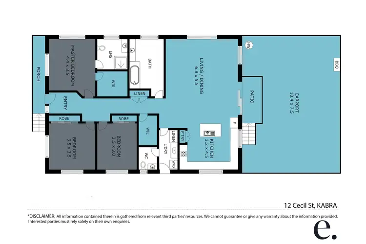 Floorplan of Homely house listing, 12 Cecil Street, Kabra QLD 4702