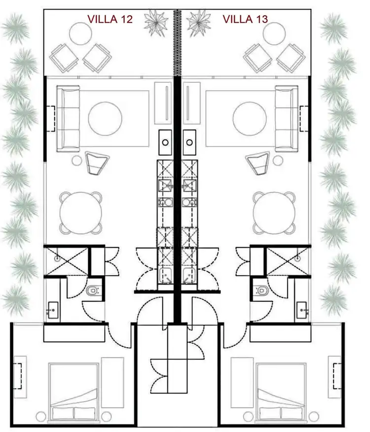 Floorplan of Homely villa listing, 13/30 Staples Street, Shoalhaven Heads NSW 2535