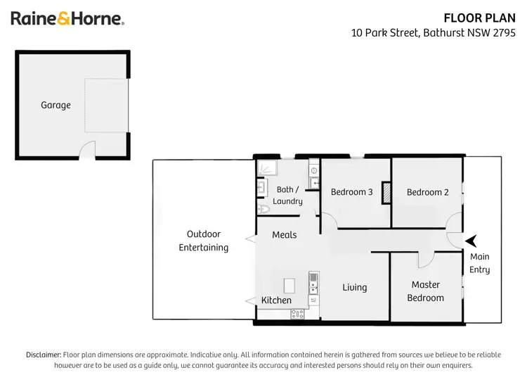 Floorplan of Homely house listing, 10 Park Street, Bathurst NSW 2795