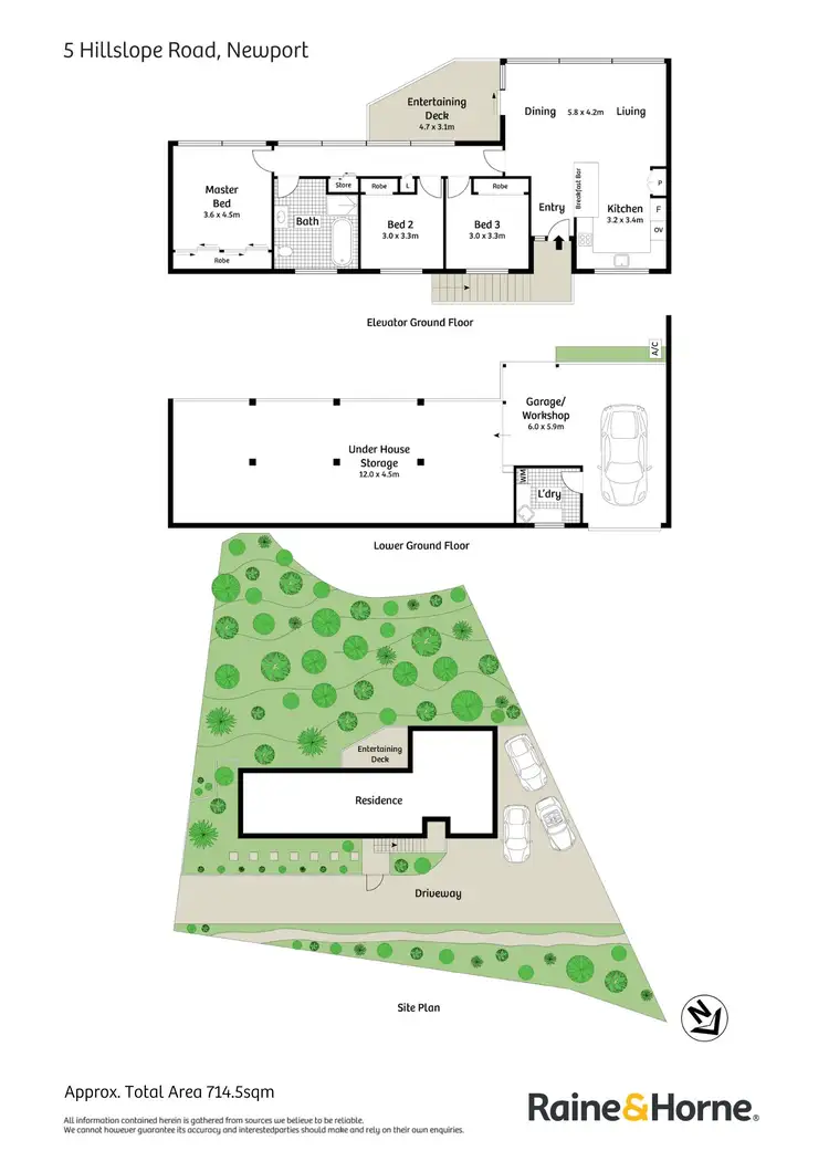 Floorplan of Homely house listing, 5 Hillslope Road, Newport NSW 2106