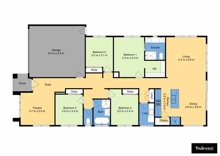 Floorplan of Homely house listing, 9 Arizona Circuit, Donnybrook VIC 3064