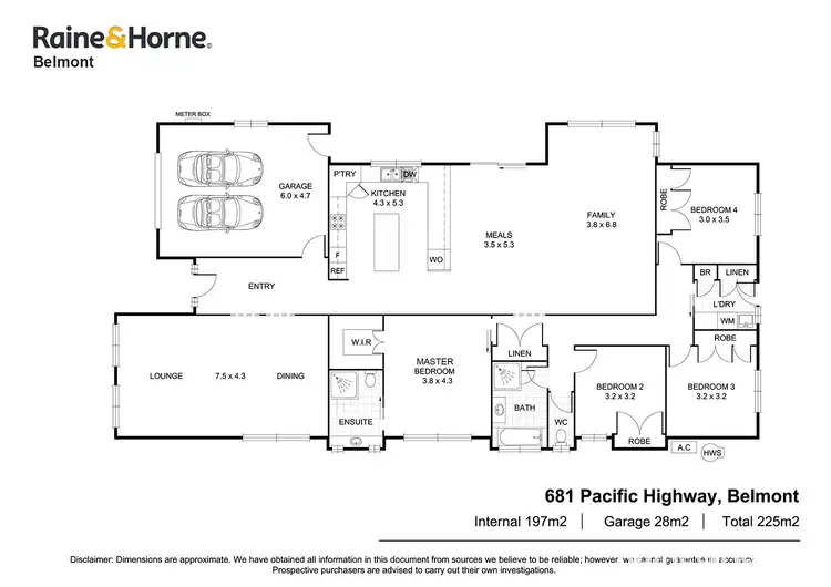 Floorplan of Homely house listing, 681 Pacific Highway, Belmont NSW 2280