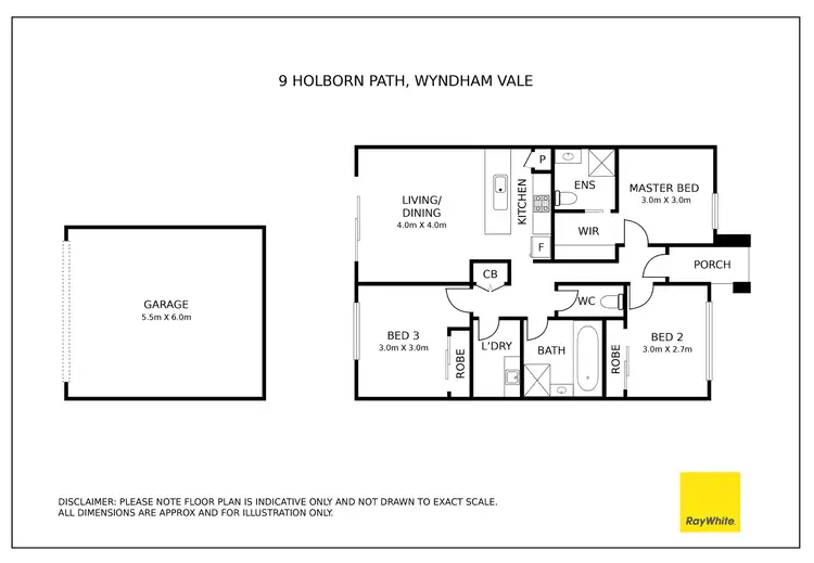 Floorplan of Homely house listing, 9 Holborn Path, Wyndham Vale VIC 3024