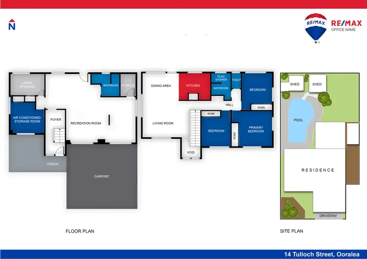 Floorplan of Homely house listing, 14 Tulloch Street, Ooralea QLD 4740