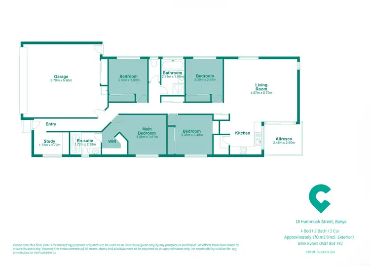 Floorplan of Homely house listing, 18 Hummock Street, Banya QLD 4551