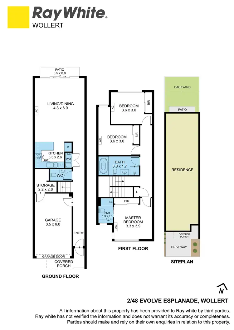 Floorplan of Homely townhouse listing, 2/48 Evolve Esplanade, Wollert VIC 3750