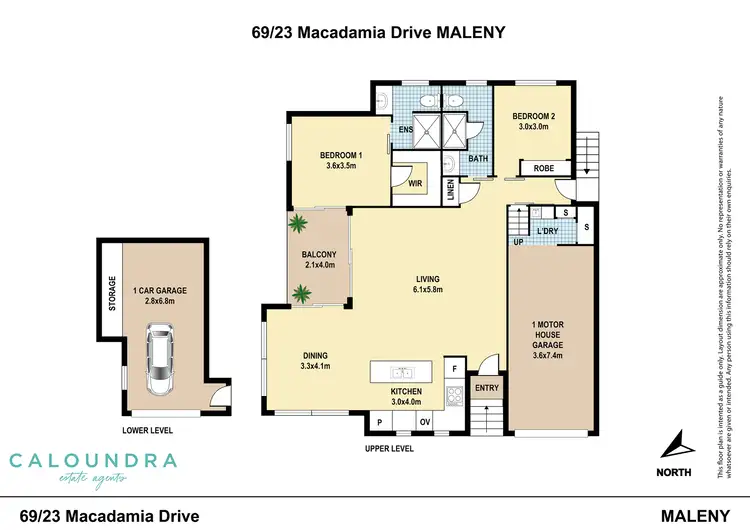 Floorplan of Homely house listing, 69/23 Macadamia Drive, Maleny QLD 4552