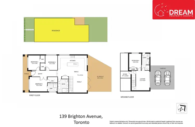 Floorplan of Homely house listing, 139 Brighton Avenue, Toronto NSW 2283