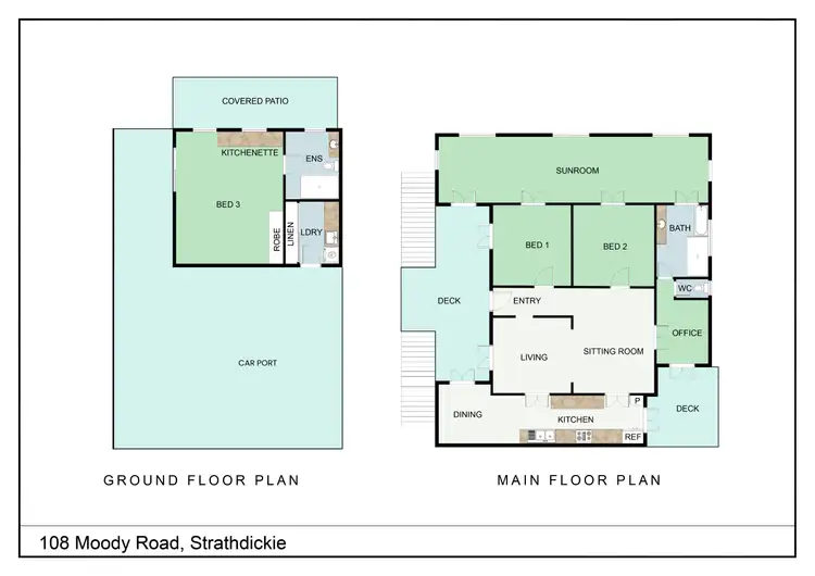 Floorplan of Homely house listing, 108 Moodys Road, Strathdickie QLD 4800