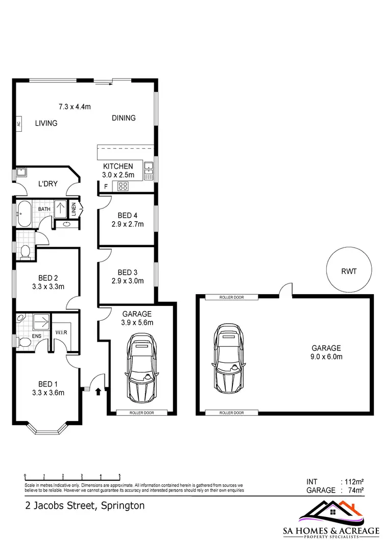 Floorplan of Homely house listing, 2 Jacobs Street, Springton SA 5235
