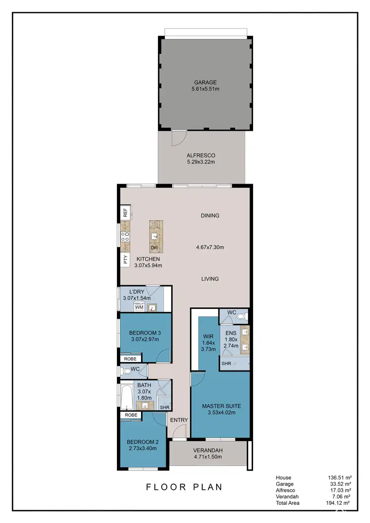 Floorplan of Homely house listing, 17 Carroll Lane, Byford WA 6122