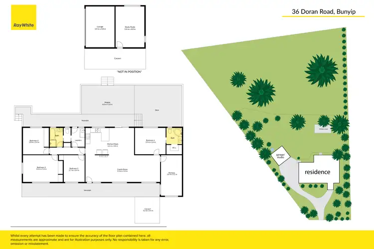 Floorplan of Homely house listing, 36 Doran Road, Bunyip VIC 3815