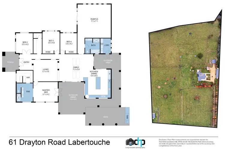 Floorplan of Homely other listing, 61 Drayton Road, Labertouche VIC 3816
