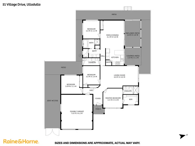 Floorplan of Homely house listing, 51 Village Drive, Ulladulla NSW 2539