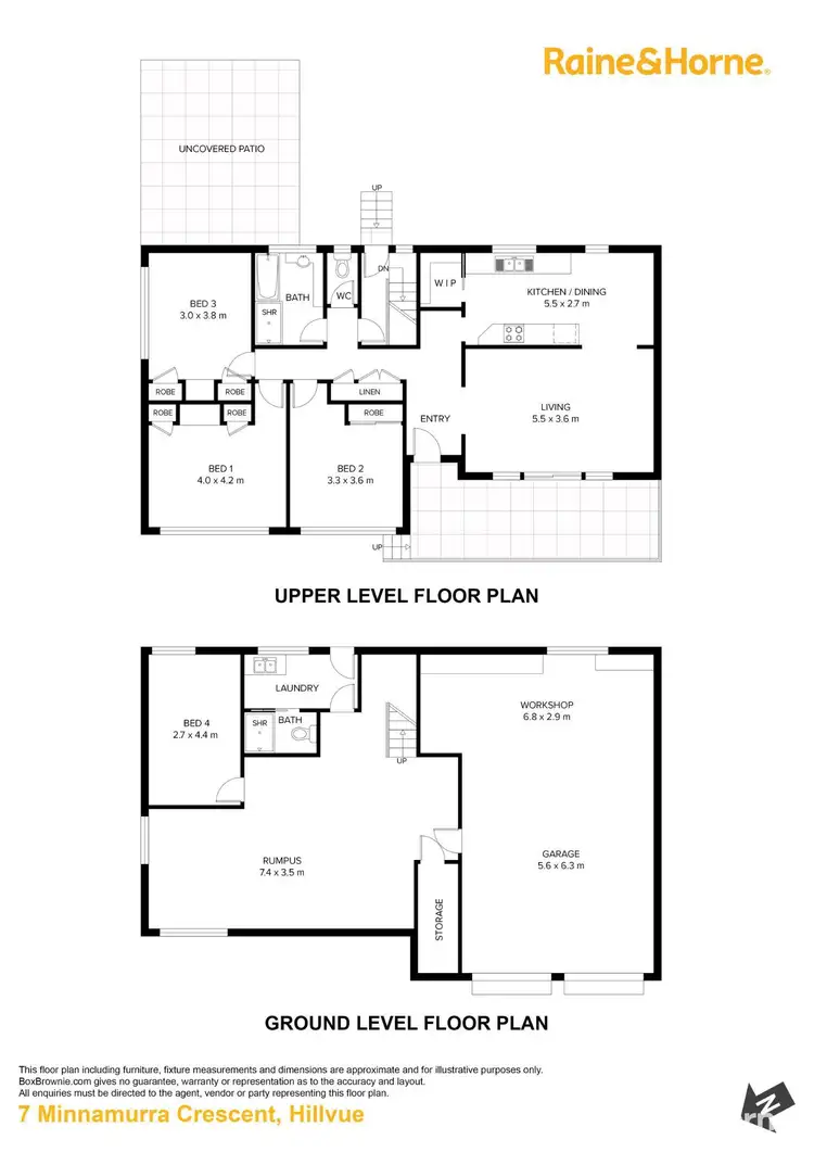 Floorplan of Homely house listing, 7 Minnamurra Crescent, Tamworth NSW 2340