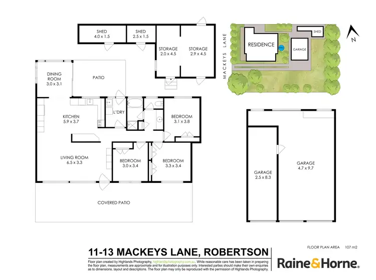 Floorplan of Homely house listing, 11-13 Mackeys Lane, Robertson NSW 2577