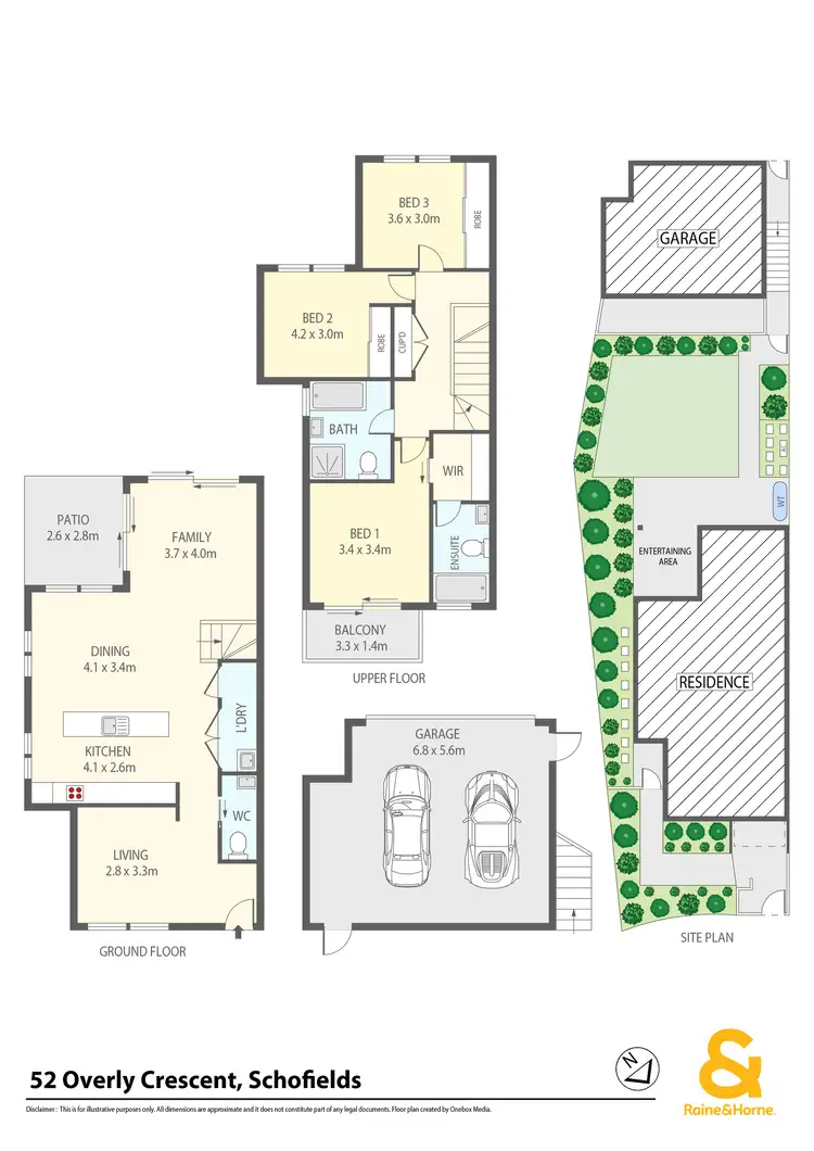 Floorplan of Homely house listing, 52 Overly Crescent, Schofields NSW 2762