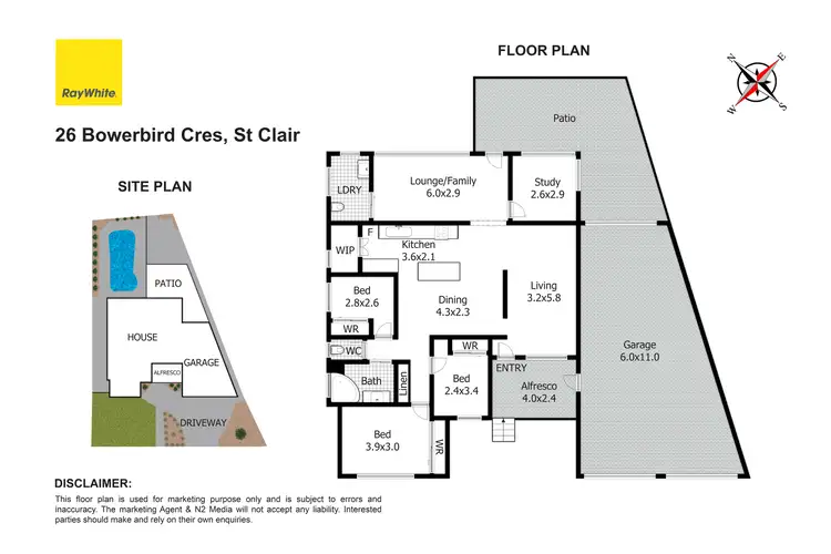 Floorplan of Homely house listing, 26 Bowerbird Crescent, St Clair NSW 2759