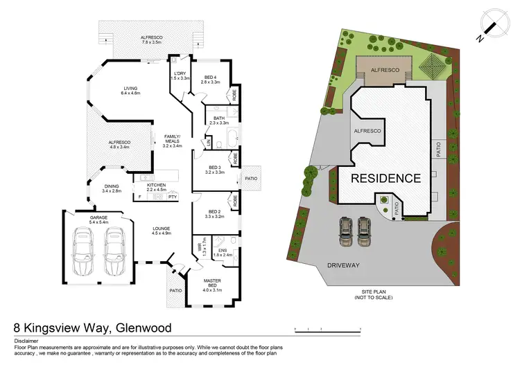 Floorplan of Homely house listing, 8 Kingsview Way, Glenwood NSW 2768