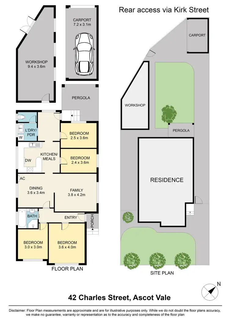 Floorplan of Homely house listing, 42 Charles Street, Ascot Vale VIC 3032