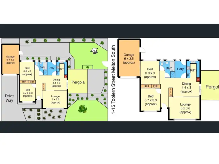 Floorplan of Homely house listing, 1/15 Toolern Street, Melton South VIC 3338