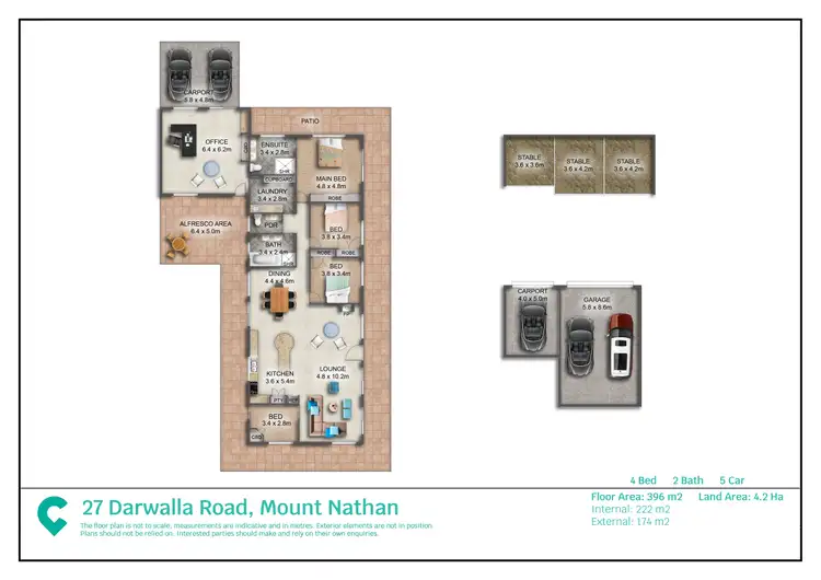 Floorplan of Homely house listing, 27 DARWALLA ROAD, Mount Nathan QLD 4211