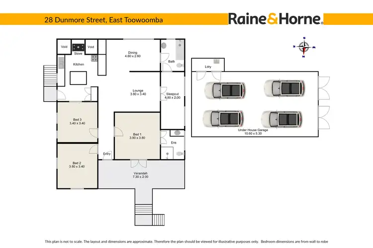 Floorplan of Homely house listing, 28 Dunmore Street, East Toowoomba QLD 4350