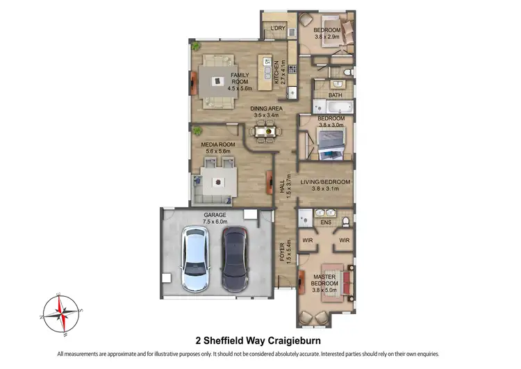 Floorplan of Homely house listing, 2 Sheffield Way, Craigieburn VIC 3064