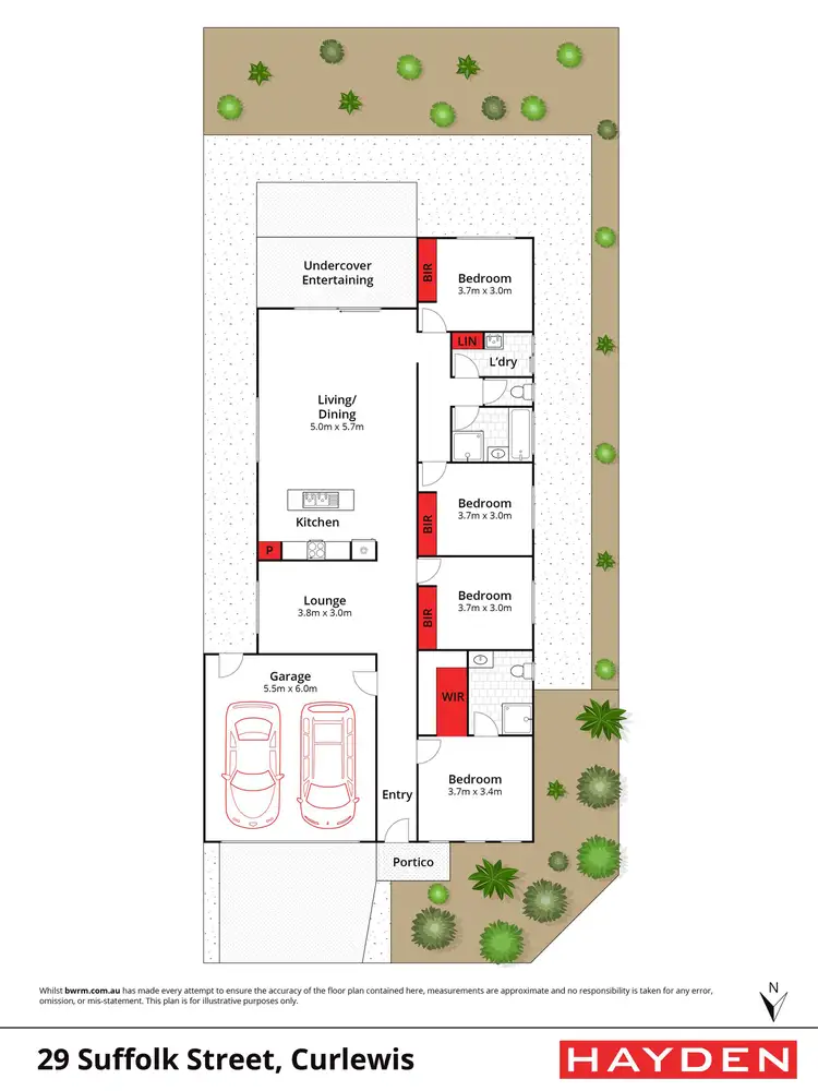 Floorplan of Homely house listing, 29 Suffolk Street, Curlewis VIC 3222