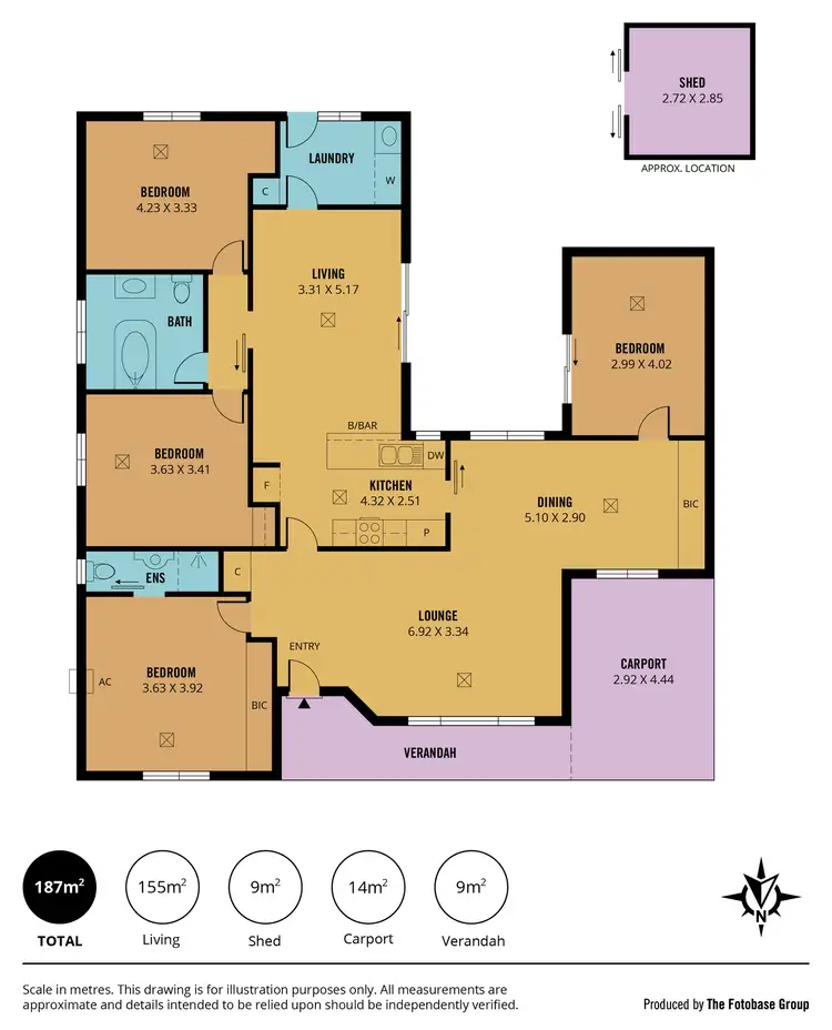 Floorplan of Homely house listing, 2 Barossa Way, Woodcroft SA 5162